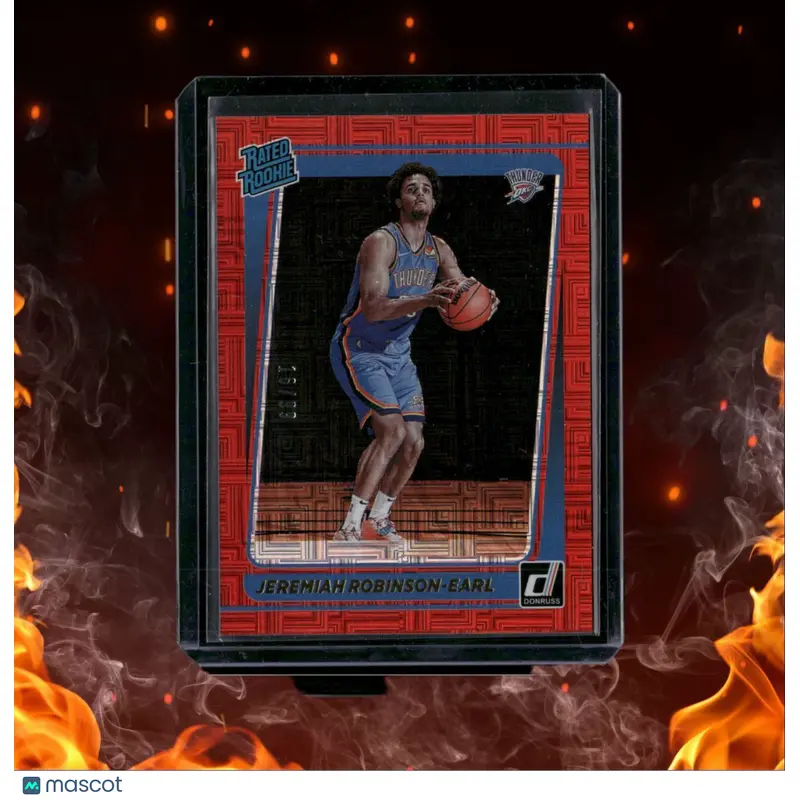 2021-22 Donruss Rated Rookies Red Squares Jeremiah Robinson-Earl 16/99 #220