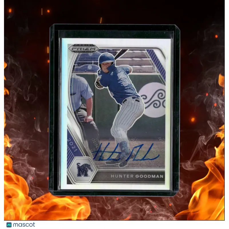 2021 Panini Prizm Draft Picks Hunter Goodman Prospect Silver Prizm Auto #PDP109