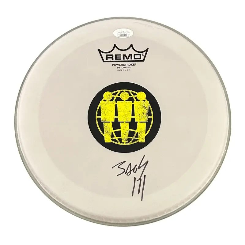 Jack White Autographed Third Man Records Drumhead - JSA