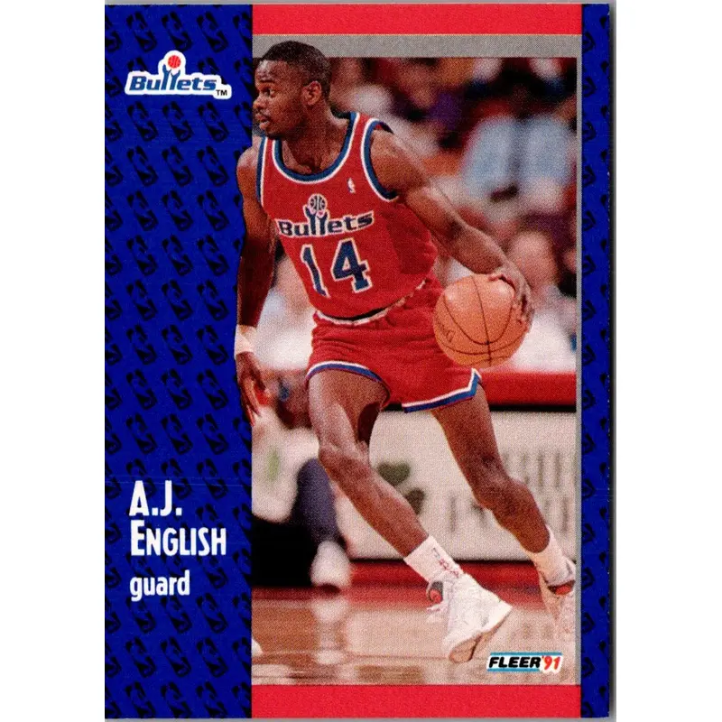 1991 Fleer A.J. English #206 Rookie
