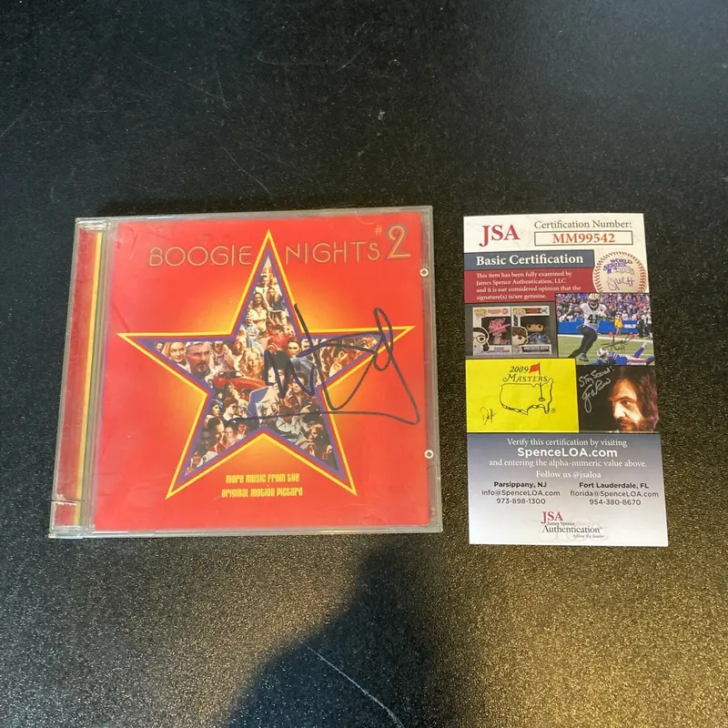 Mark Wahlberg Signed Autographed Boogie Nights Music CD With JSA COA