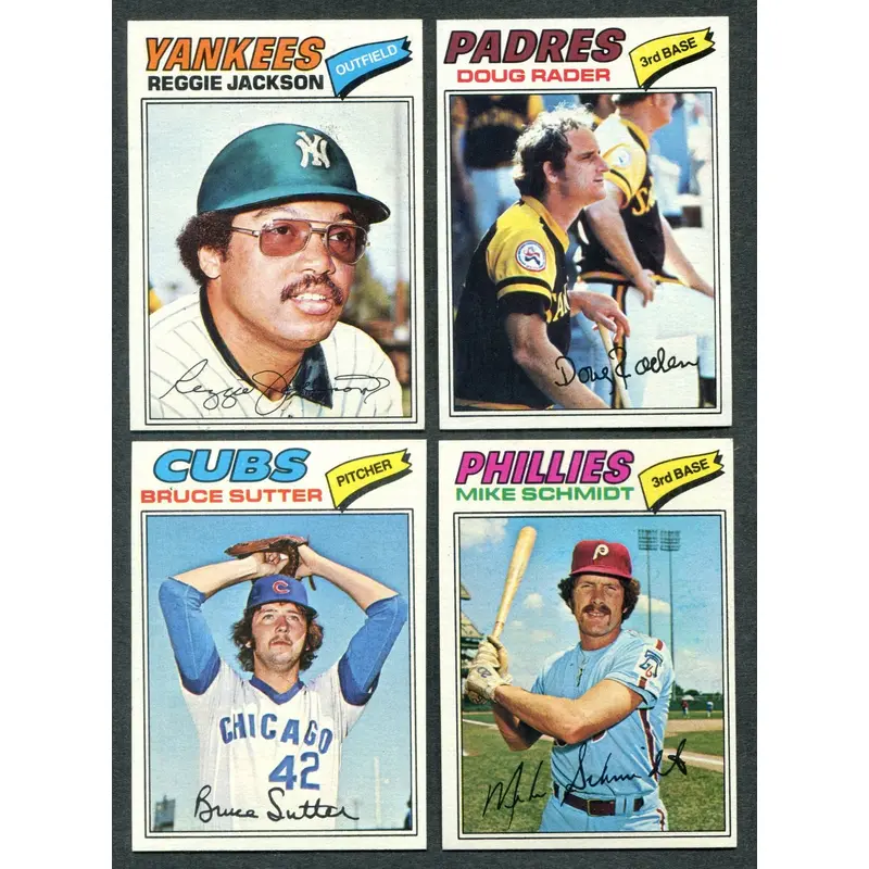 1977 Topps Baseball Complete Set VG/EX EX (660) (24-367) (Read)