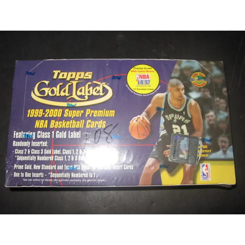1999/00 Topps Gold Label Basketball Box (HTA)