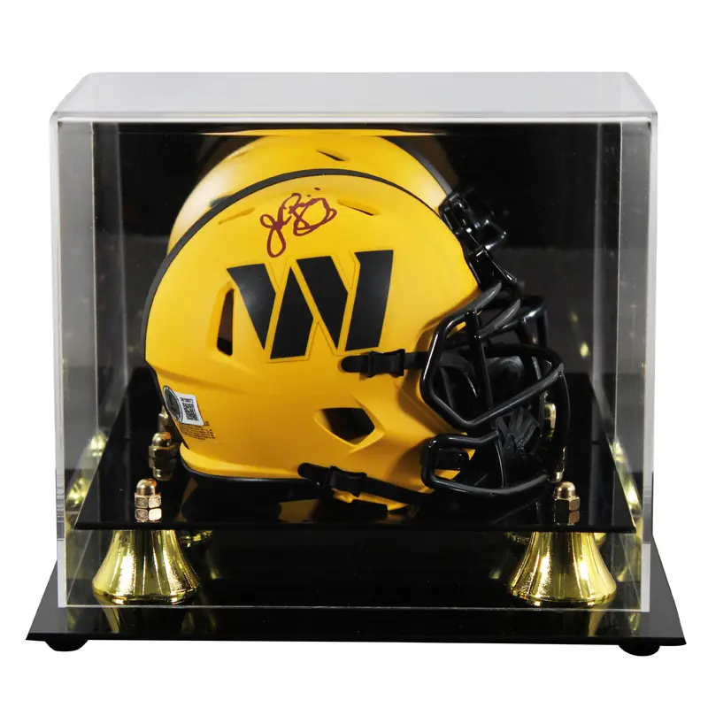 Commanders John Riggins Signed Rave Speed Mini Helmet W/ Case BAS Witnessed