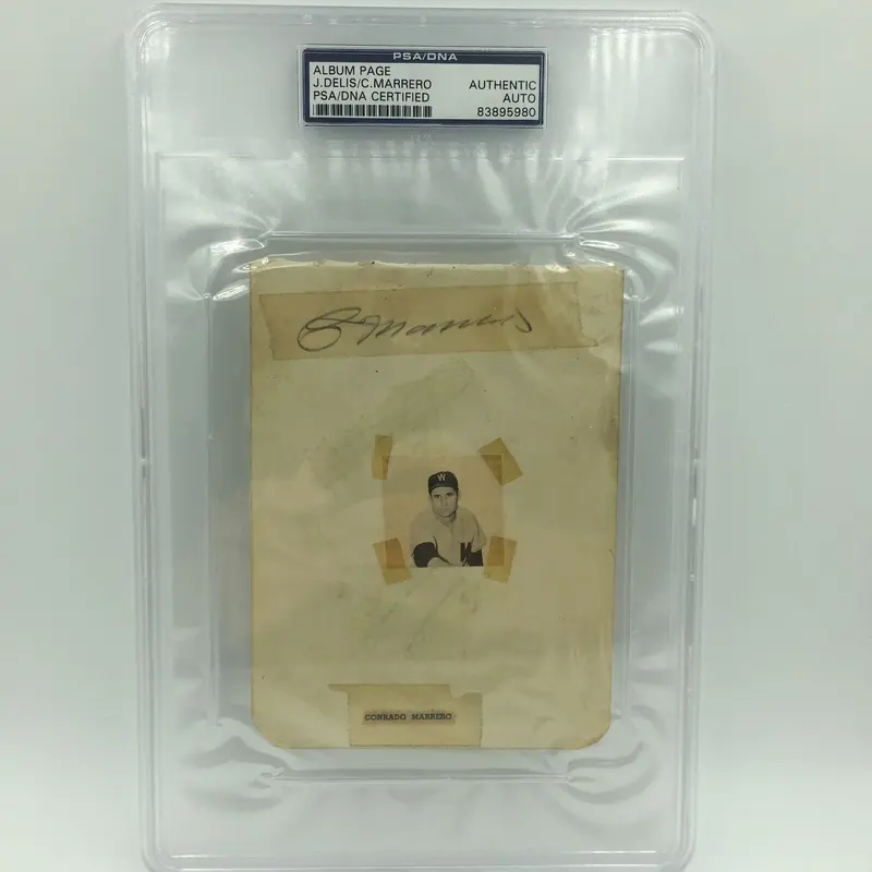 Connie Marrero Signed Autographed Cut PSA DNA