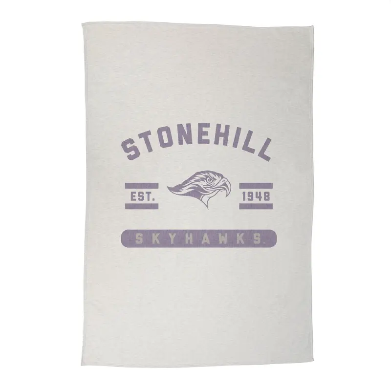 Stonehill College Sublimated Sweatshirt Blanket