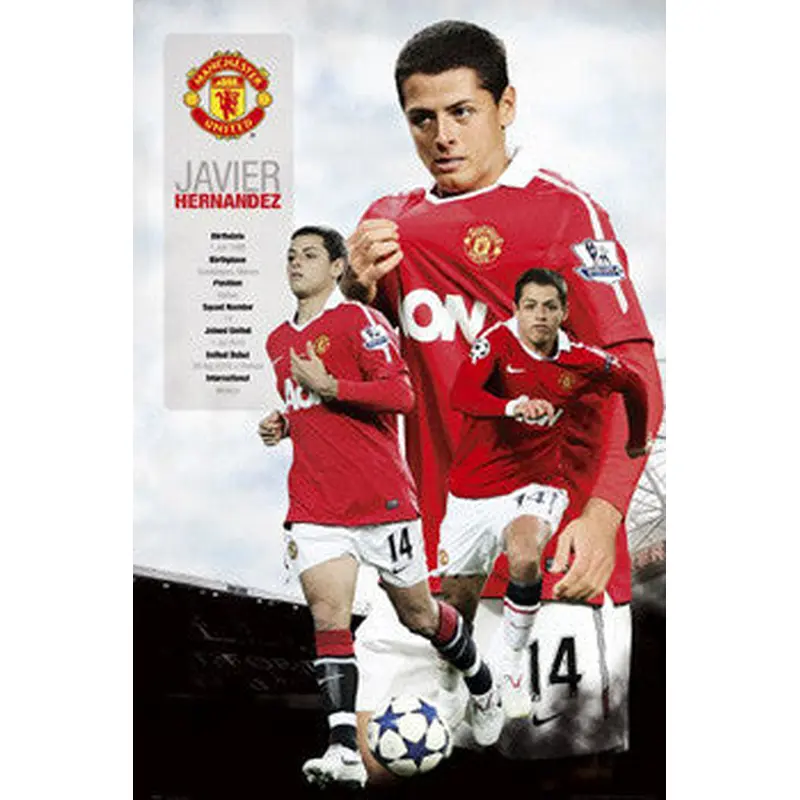 Javier Hernandez (Chicharito) "Hero" Manchester United FC Poster - GB Eye (UK)