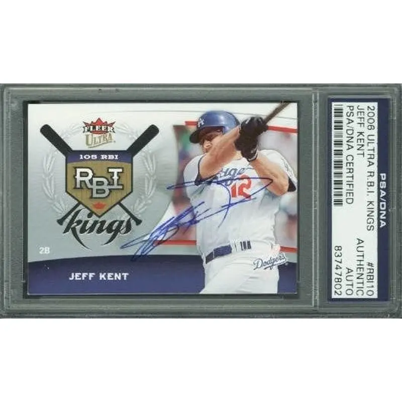 Jeff Kent Signed Card 2006 Ultra R.B.I. Kings #Rbi10 PSA/DNA Slabbed #83747802