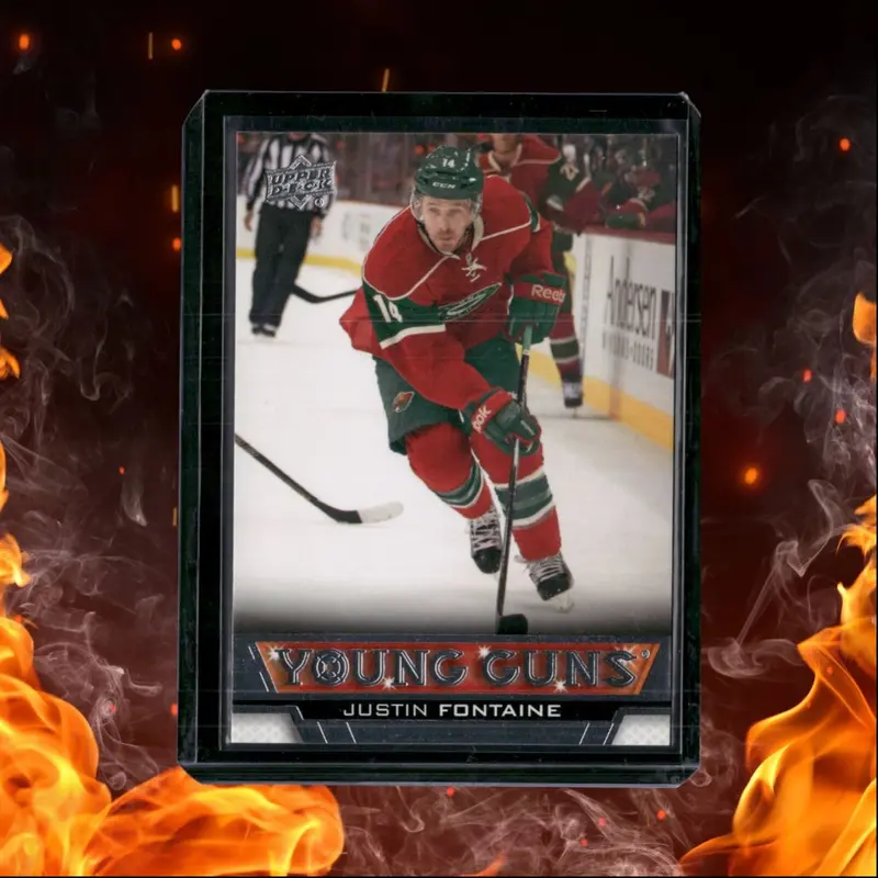 2013-14 Upper Deck Justin Fontaine Young Guns Rookie #232