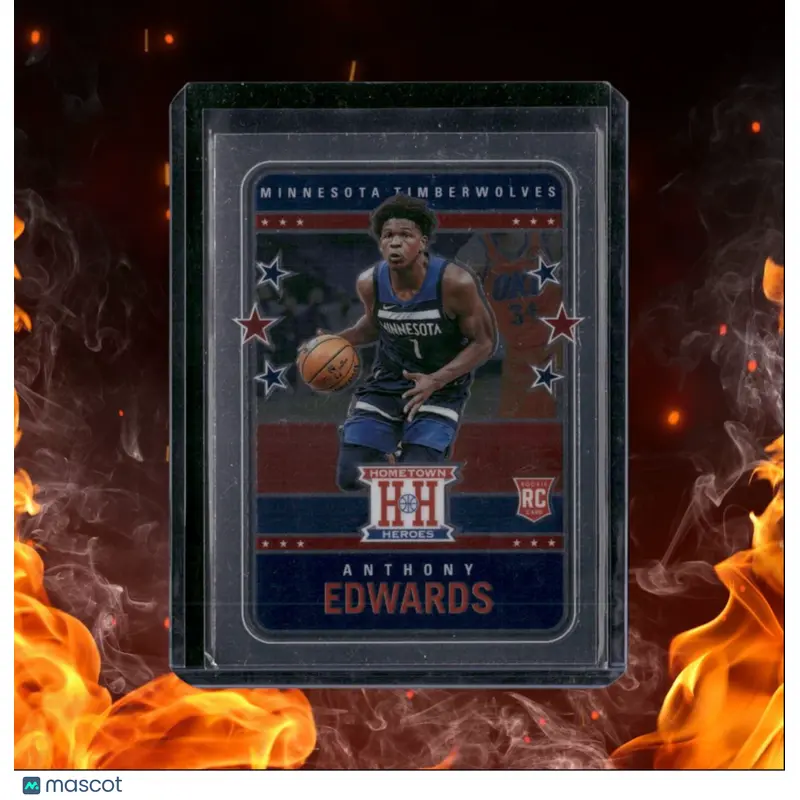2020-21 Panini Chronicles Anthony Edwards Hometown Heroes Rookie #546