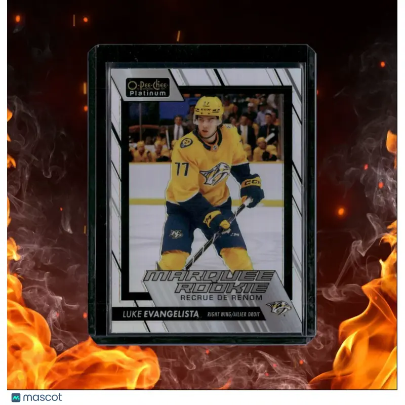 2023-24 O-Pee-Chee Platinum Luke Evangelista Rainbow Marquee Rookie #235