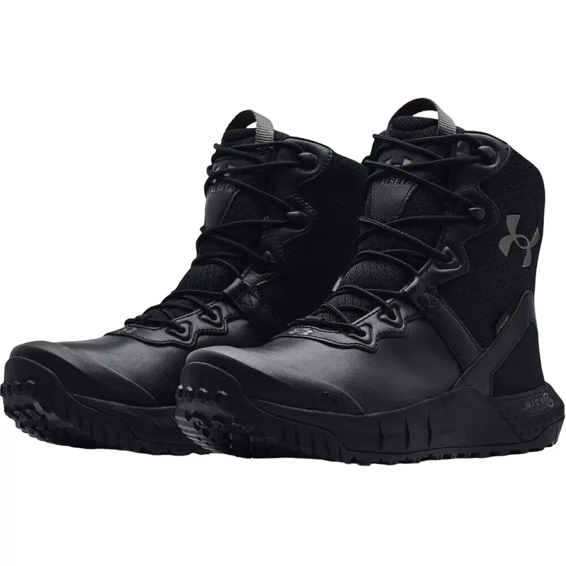 UNDER ARMOUR Mens Micro G Valsetz Waterproof 8" Tactical Combat Boot 3024266-001