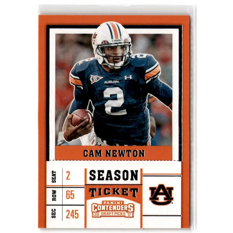 2017 Panini Contenders Draft Picks Cam Newton #17