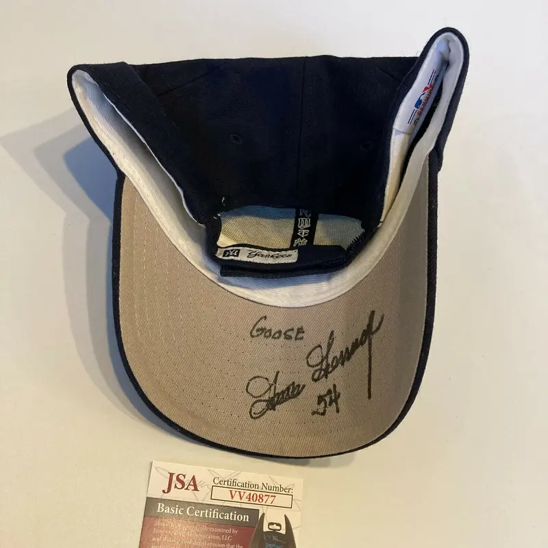 Goose Gossage Signed New York Yankees Baseball Hat JSA COA