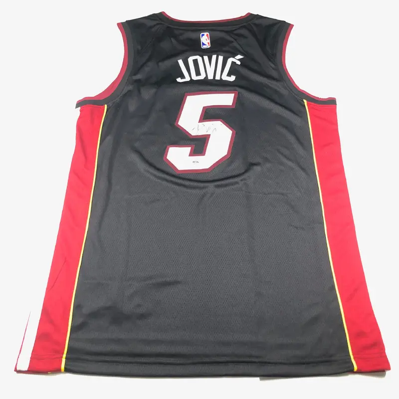 Nikola Jovic Signed Jersey PSA/DNA Miami Heat Autographed