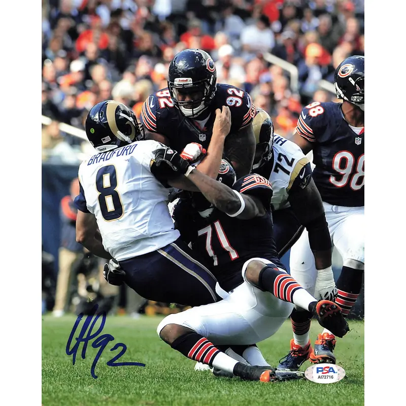 STEPHEN PAEA Signed 8x10 photo PSA/DNA Chicago Bears Autographed