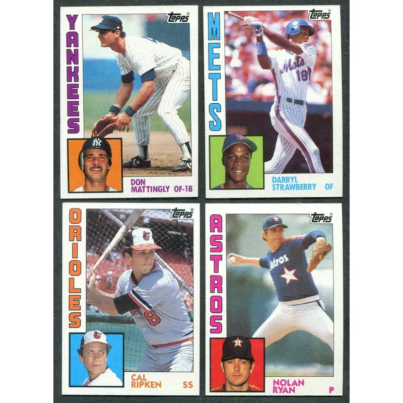 1984 Topps Baseball Complete Set NM (792) (24-652)