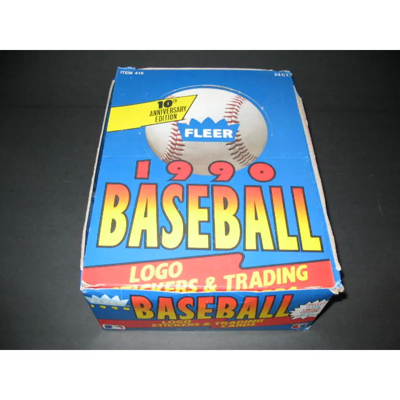 1990 Fleer Baseball Unopened Rack Box