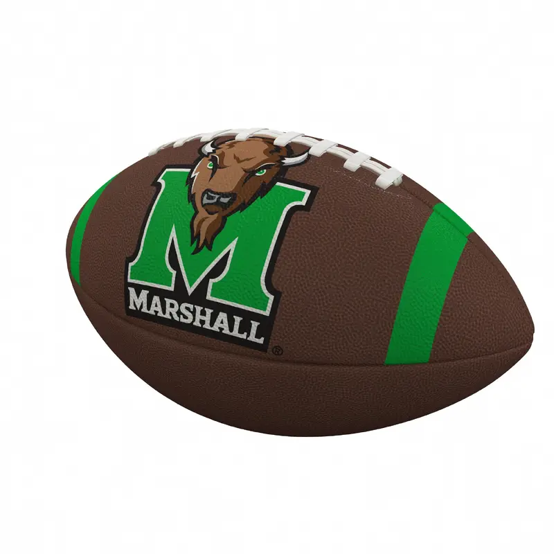 Marshall Team Stripe Official-Size Composite Football