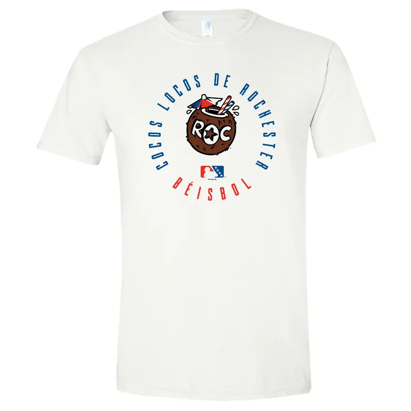 Cocos Locos de Rochester White T-Shirt