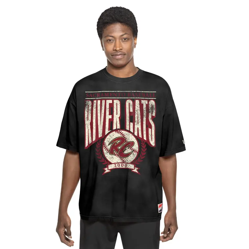 MATT RC DISTRESSED T, SACRAMENTO RIVER CATS