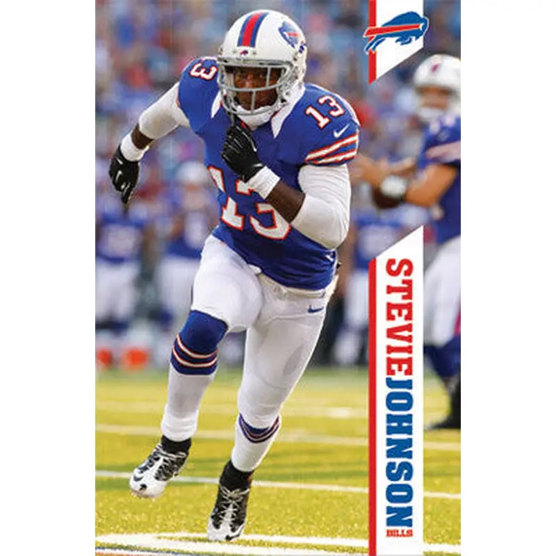 Stevie Johnson "Going Deep" Buffalo Bills NFL Action Poster - Costacos 2012