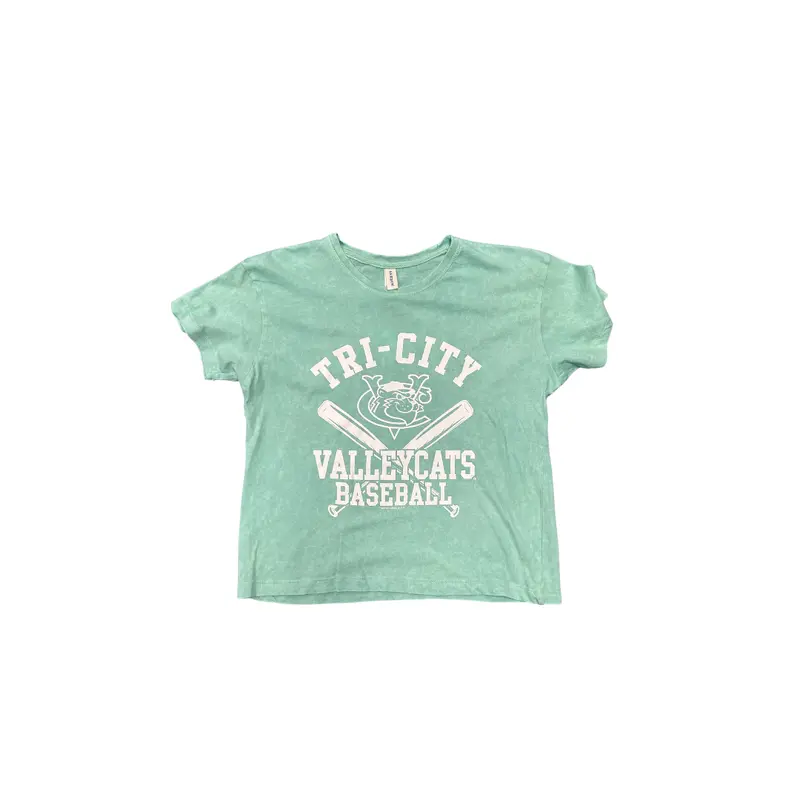 Women's Mint Cropped Tee