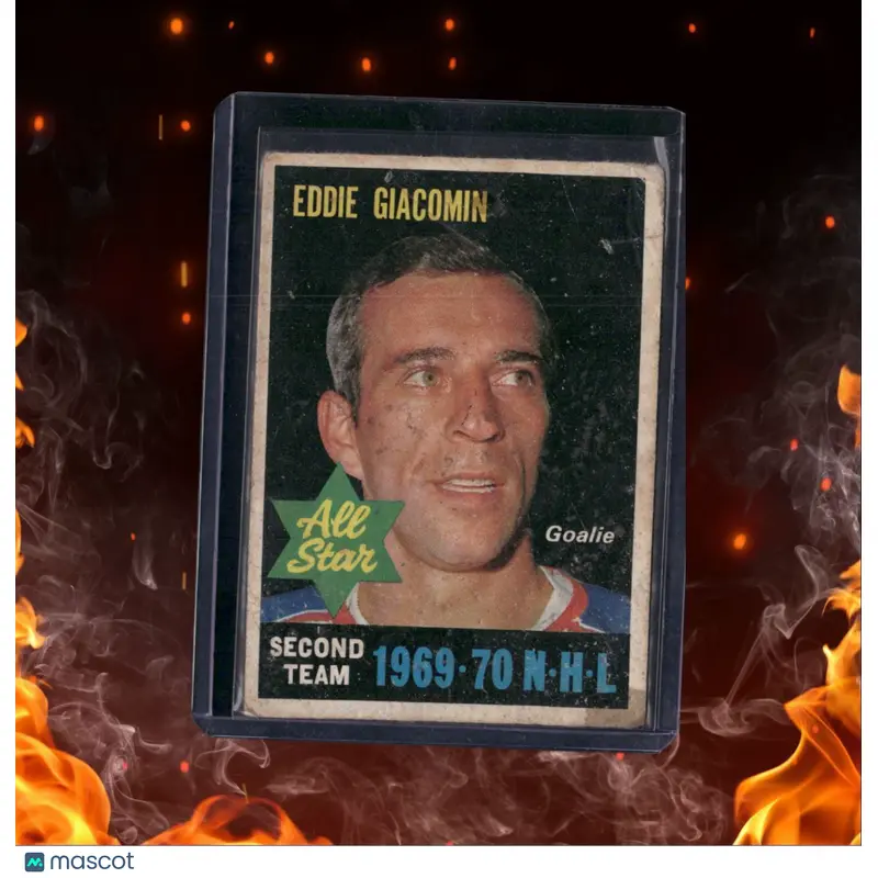 1969-70 O-Pee-Chee Eddie Giacomin All Star #244
