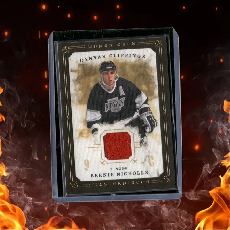 2008-09 Upper Deck Masterpieces Bernie Nicholls Canvas Clippings #CC-BN2