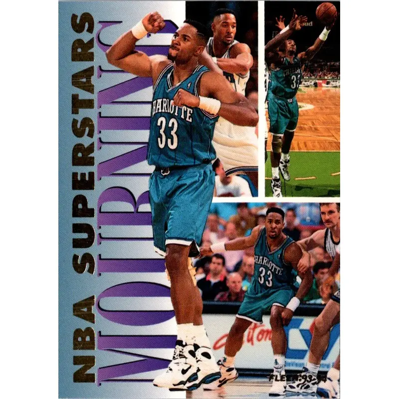 1993 Fleer NBA Superstars Alonzo Mourning #13