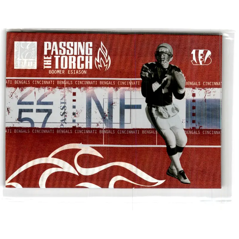 2005 Donruss Elite Passing the Torch Red Boomer Esiason/Carson Palmer #PT-26 439/750