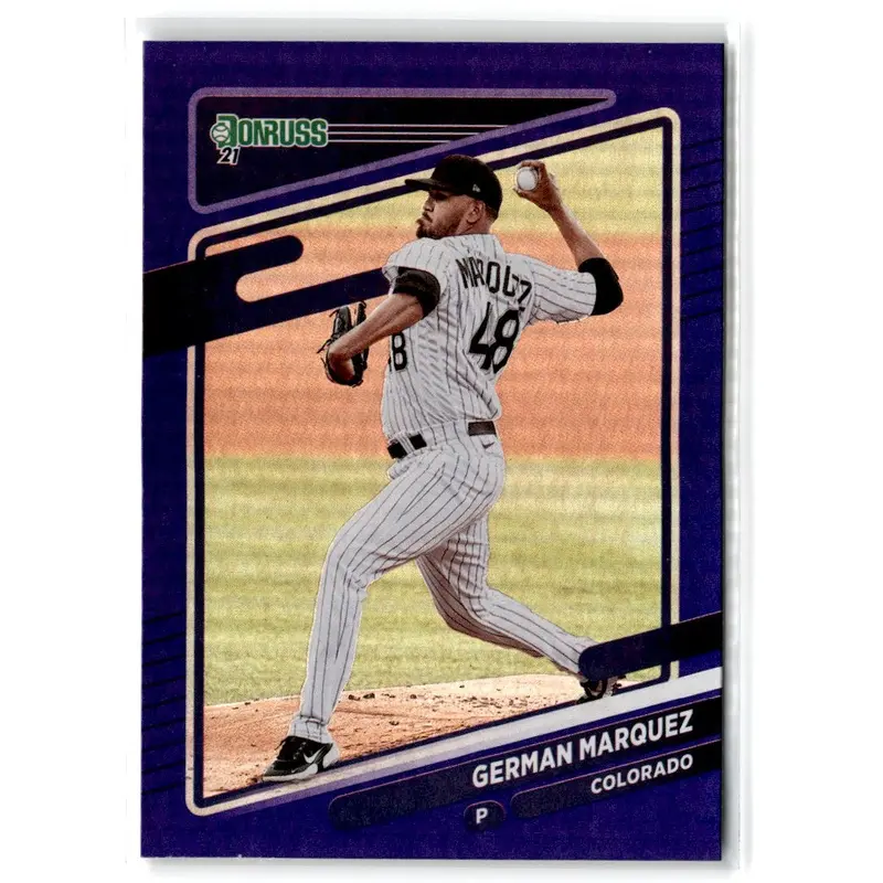 2021 Donruss Holo Blue German Marquez #203