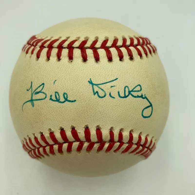 Bill Dickey Signed Official American League Baseball JSA COA