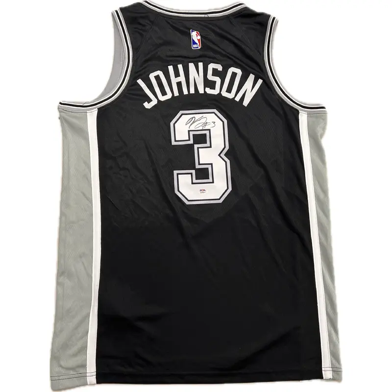 Keldon Johnson signed jersey PSA San Antonio Spurs Autographed