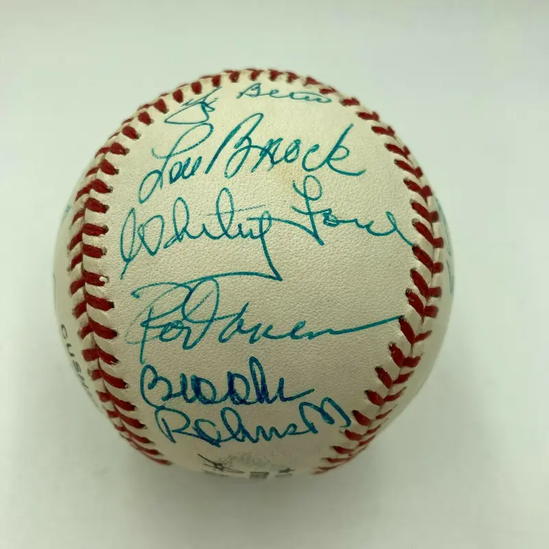 Nolan Ryan Tom Seaver Cal Ripken Jr Stan Musial HOF Multi Signed Baseball JSA
