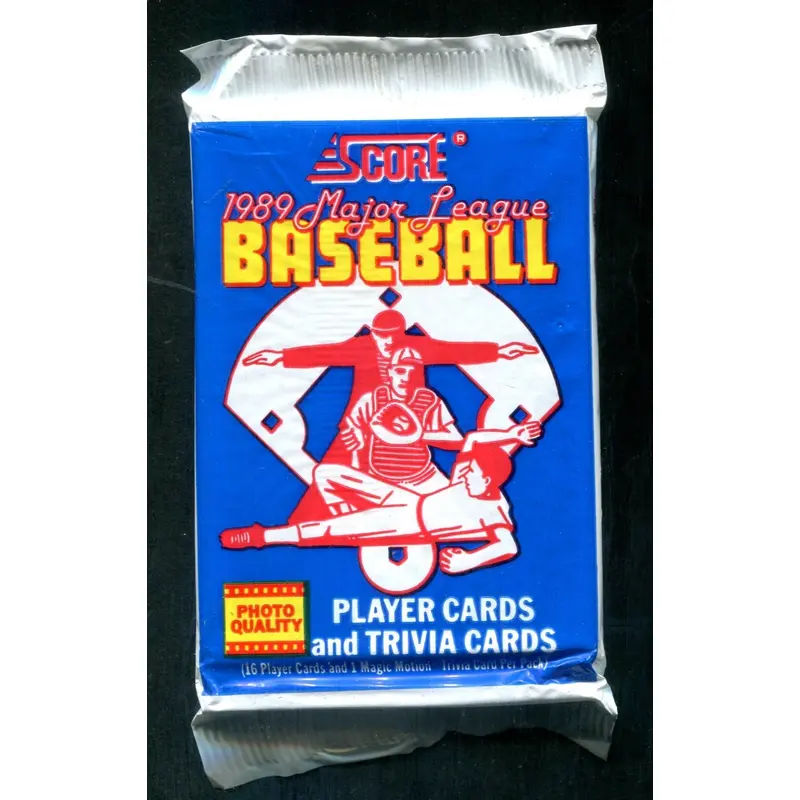 1989 Score Baseball Unopened Pack