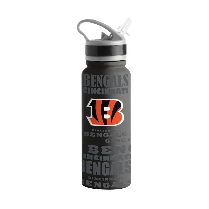 Cincinnati Bengals 25oz Replay SingleWall FlipTop Bottle
