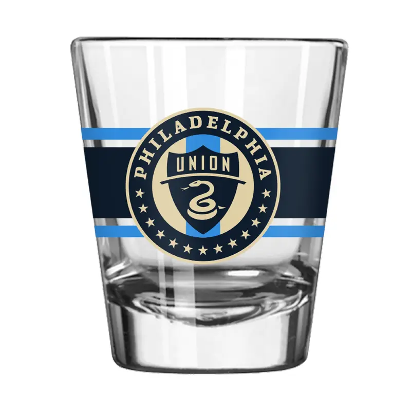 Philadelphia Union 2oz Stripe Shot Glass