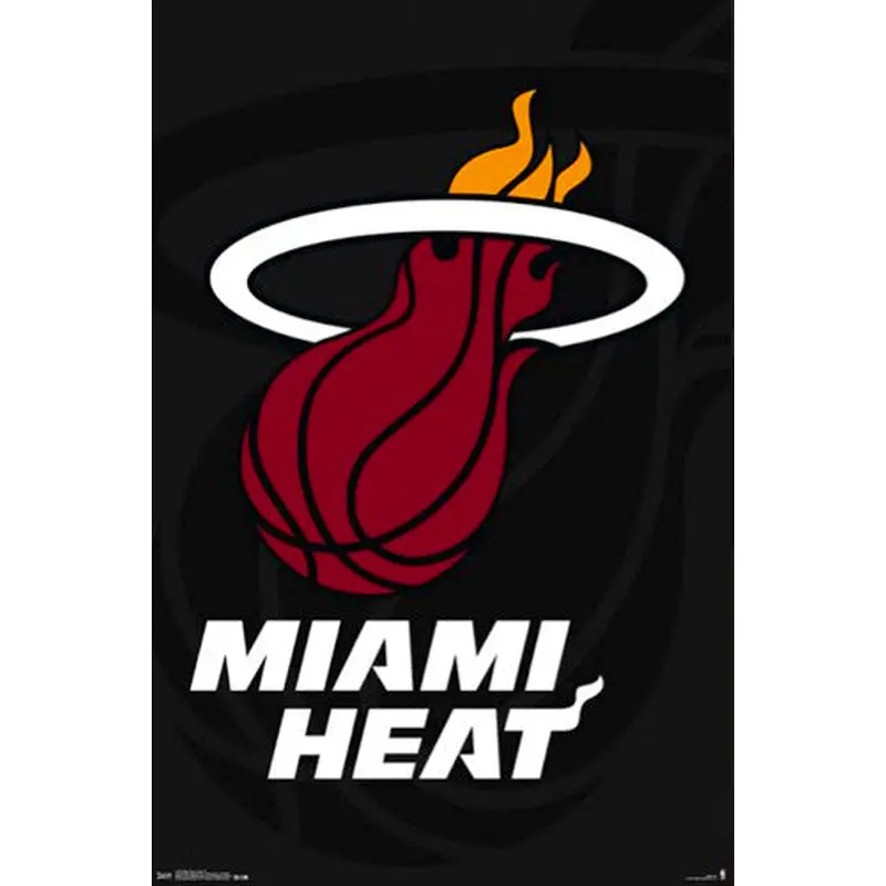 Miami Heat NBA Basketball Official Team Logo Poster - Trends International