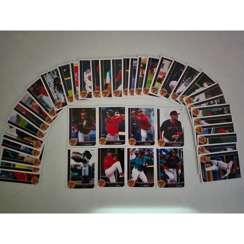 Portland Sea Dogs 2025 Team Card Set
