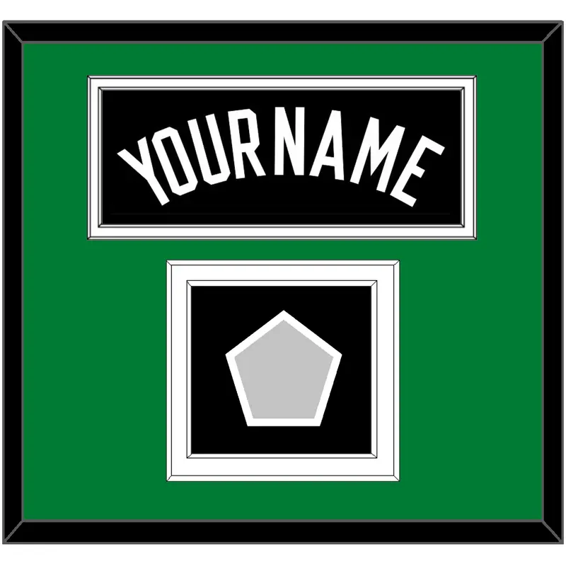 Boston Name & Champions Patch - Black Statement - Double Mat 2