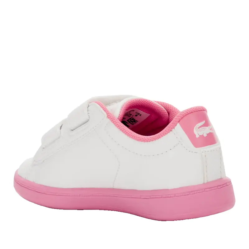 LACOSTE SHOE PINK KIDS CARNABY EVO 319 7-38SUI0001B53