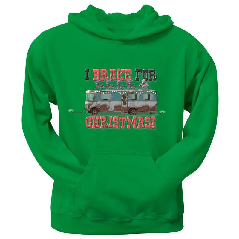 Christmas Vacation - I Brake For Christmas Pullover Hoodie
