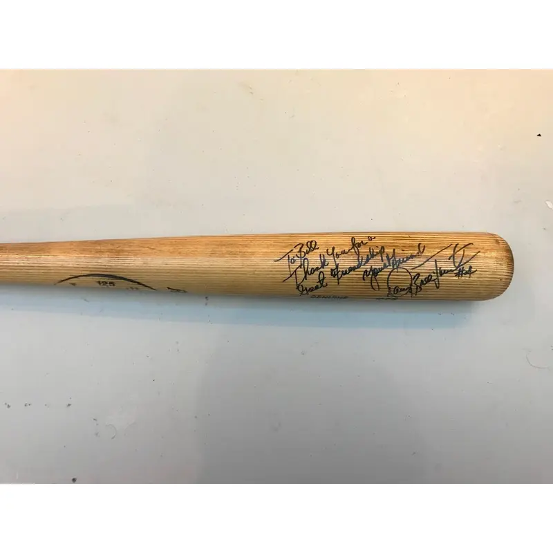 Danny " The Bull" Tartabull 1980's Signed Inscribed Game Used Bat