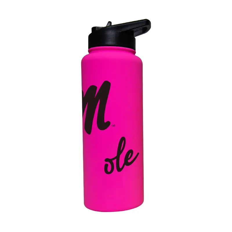 Ole Miss 34oz Electric Bold Soft Touch Quencher