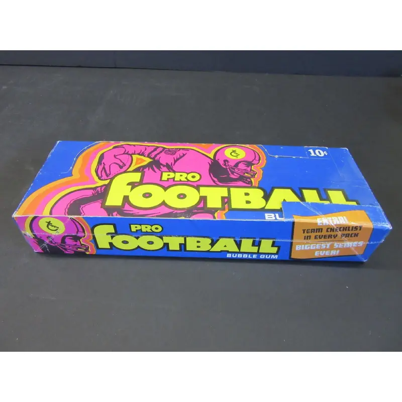 1973 Topps Football 10 Cent Empty Display Box