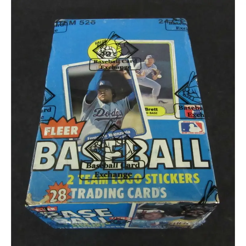 1982 Fleer Baseball Unopened Cello Box (Authenticate)