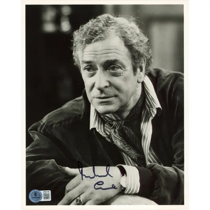 Michael Caine The Italian Job Authentic Signed 8x10 Vertical Photo BAS #BT01179
