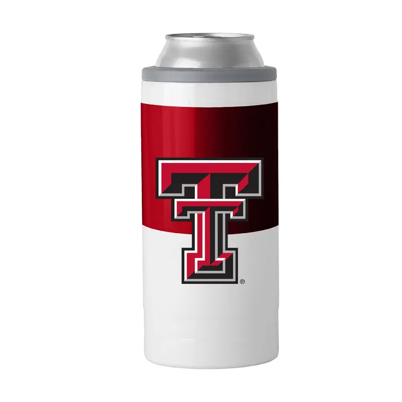 TX Tech Colorblock 12oz Slim Can Coolie