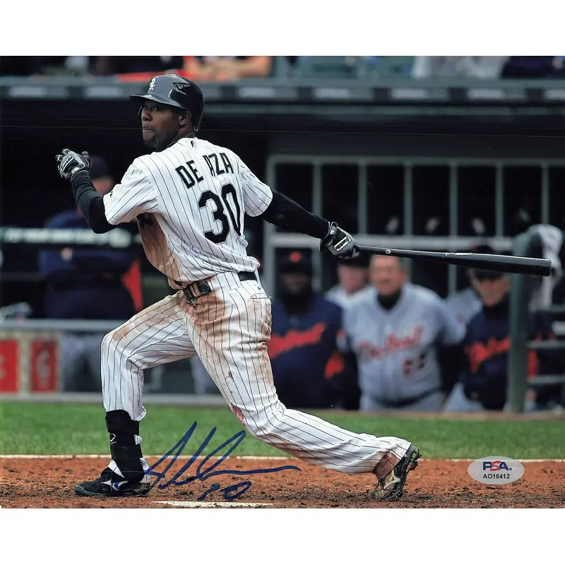 Alejandro De Aza signed 8x10 photo PSA/DNA Autographed Chicago White Sox